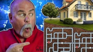 Professional sewer water test showing underground plumbing beneath a home to help home buyers identify hidden sewer line problems before purchasing